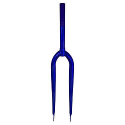 Вилка 24" сталева шток 1" Синя