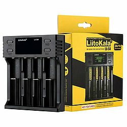 Зарядний пристрій LiitoKala Lii-S4, 4Х-18650, 26650, AAA, AAA Li-Ion, LiFePO4, NiMH / Зарядка для 4 батарейок