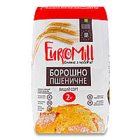 Борошно EuroMill пшеничне в/с, 2кг