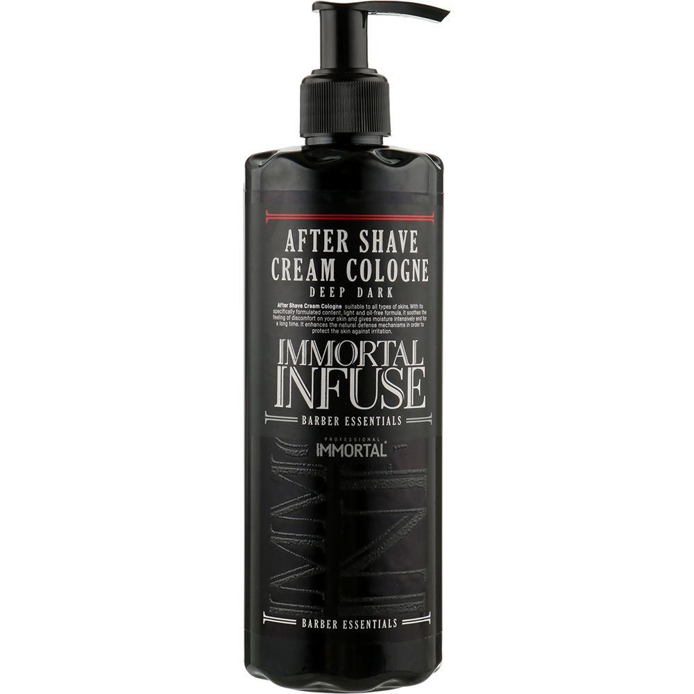 Крем після гоління Immortal Infuse After Shave Cream Cologne Deep Dark 400 мл INF-17, фото 1