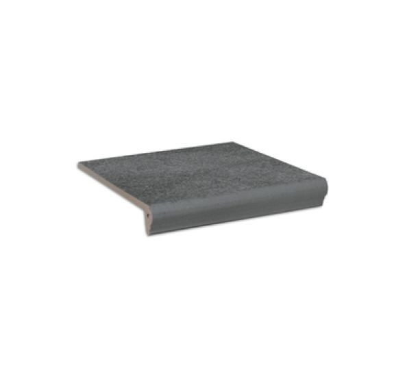 Клінкерна сходинка пряма з капіносом Interbau TeBa Anthrazit