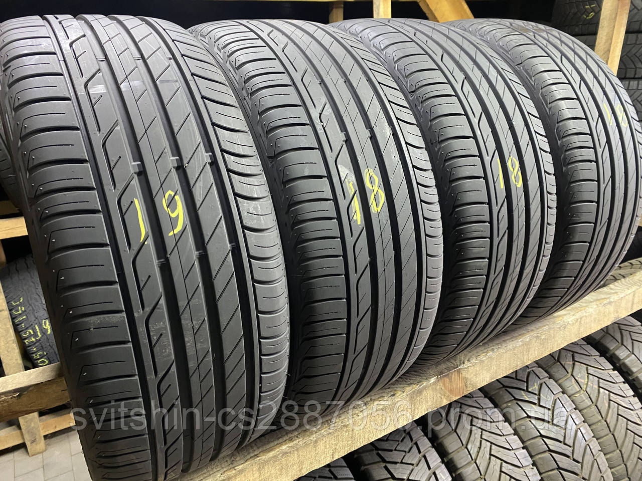 Літні шини 225/45R17 Bridgestone Turanza T001 6.5мм 4шт