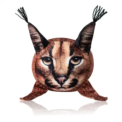 М'яка іграшка-антистрес WONKEY Рудий мем Шльопа Floppa 50 см, фото 1