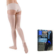 Панчохи компресійні жіночі Venoflex Micro 2 клас з закритим носком, карамельні, стандартні