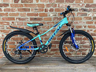 Велосипед Royal 26 RIO бірюзово-синій 2024