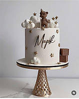Шоколадный декор для торта Мишка
