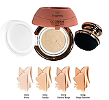 Кушон для обличчя Bogenia Velvet CC Cream BG601 No 001 Ivory, 12 мл, фото 3