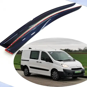 Вітровики Citroen Jumpy II 2007-> (скотч) AV-Tuning