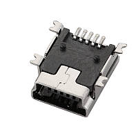 Гніздо Mini USB-BF 5pin SMD mini-01