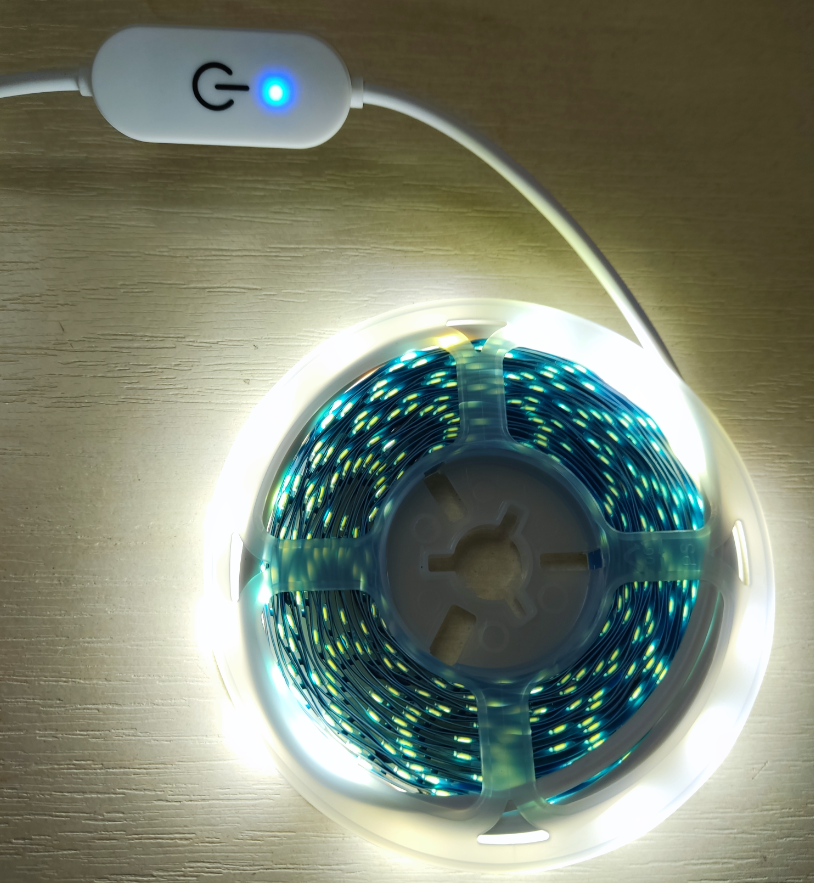 Світлодіодна стрічка SMD 60д/м біла 6000K 7.2W/m IP20 USB 5V, фото 1