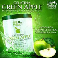 Коллагеновый восстановитель Love Potion Gelatina Green Apple 1000 мл