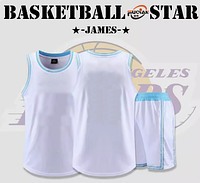 Баскетбольная Форма белая чистая Лейкерс Los Angeles Lakers