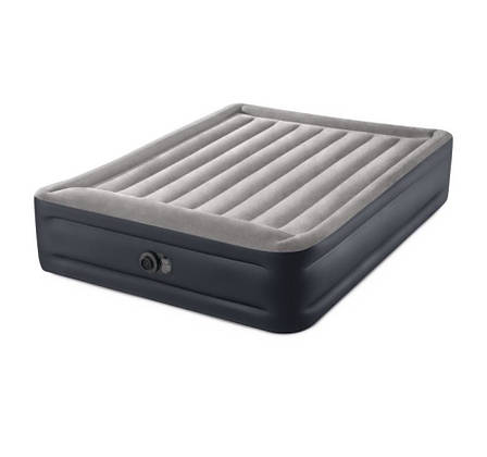 Intex 64136 надувне ліжко Pillow Rest Raised Bed (203х152х42см) з вбудованим електронасосом, фото 1