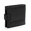 Гаманець шкіряний чоловічий чорний із монетницею всередині на кнопці та вкладиш посередині Dr. Bond M9-1, фото 8