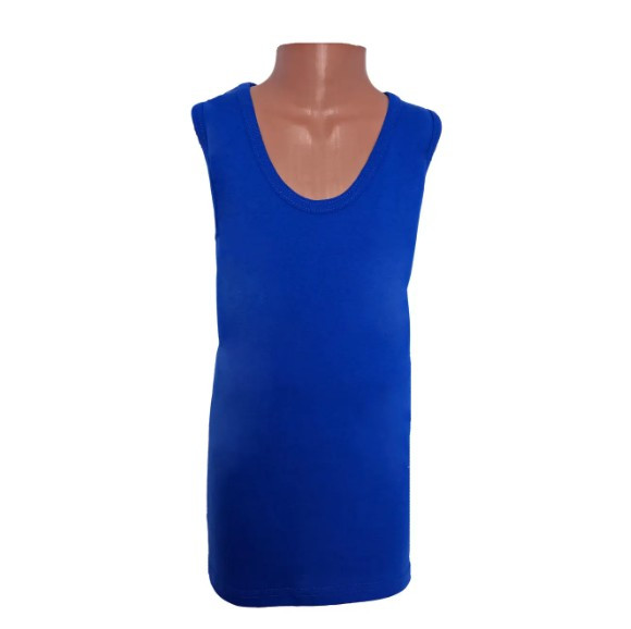 Майка дитяча синя розмір з р.24 - по р.32 ОПТ