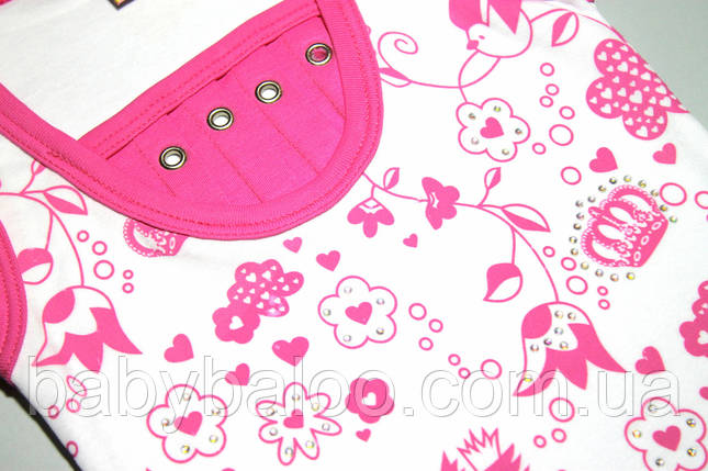 Дитяча футболка з принтом і манжетою МЕТЕЛИК камені смужка (зростання від 104см до 128 см), фото 2