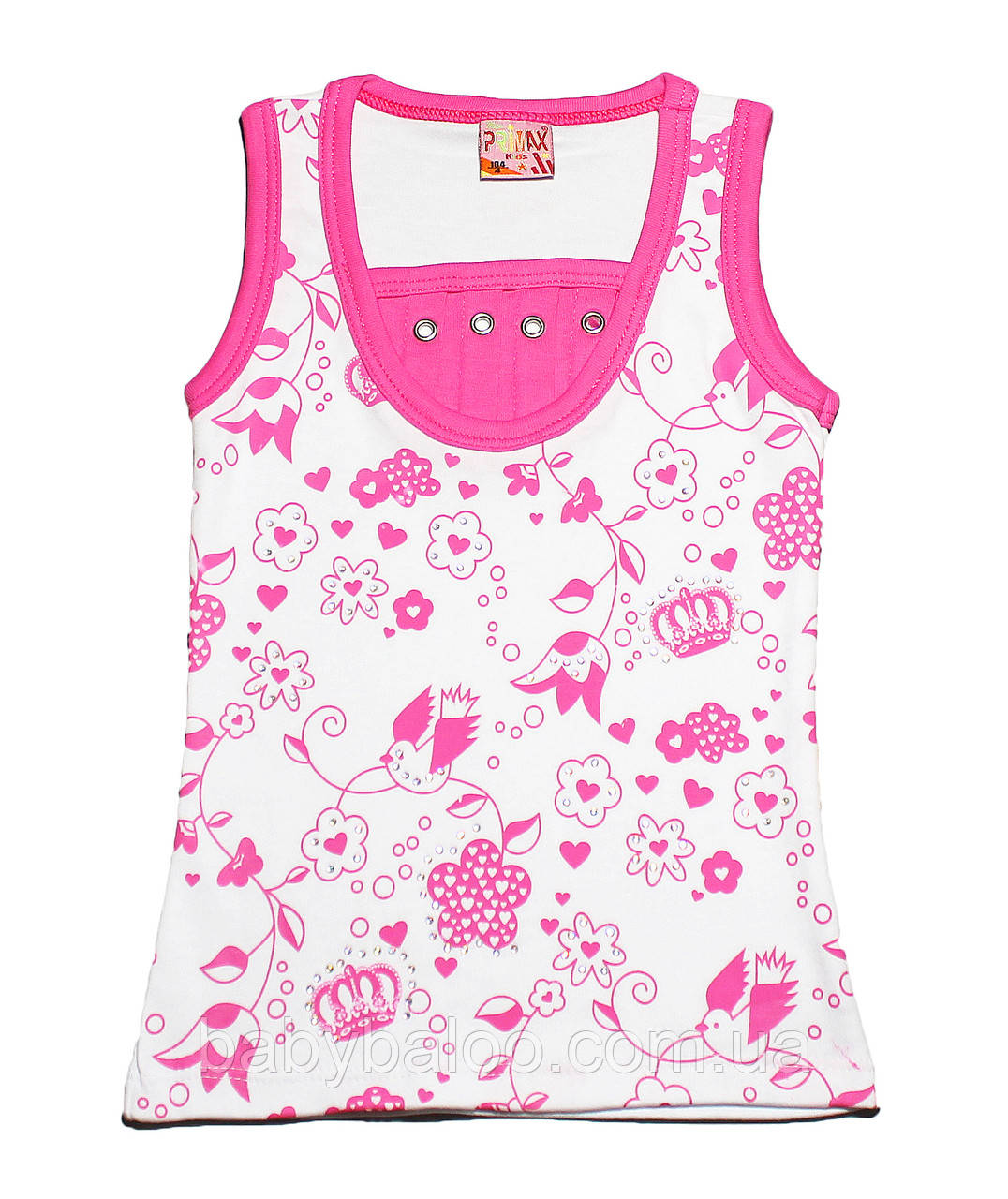 Дитяча футболка з принтом і манжетою МЕТЕЛИК камені смужка (зростання від 104см до 128 см)