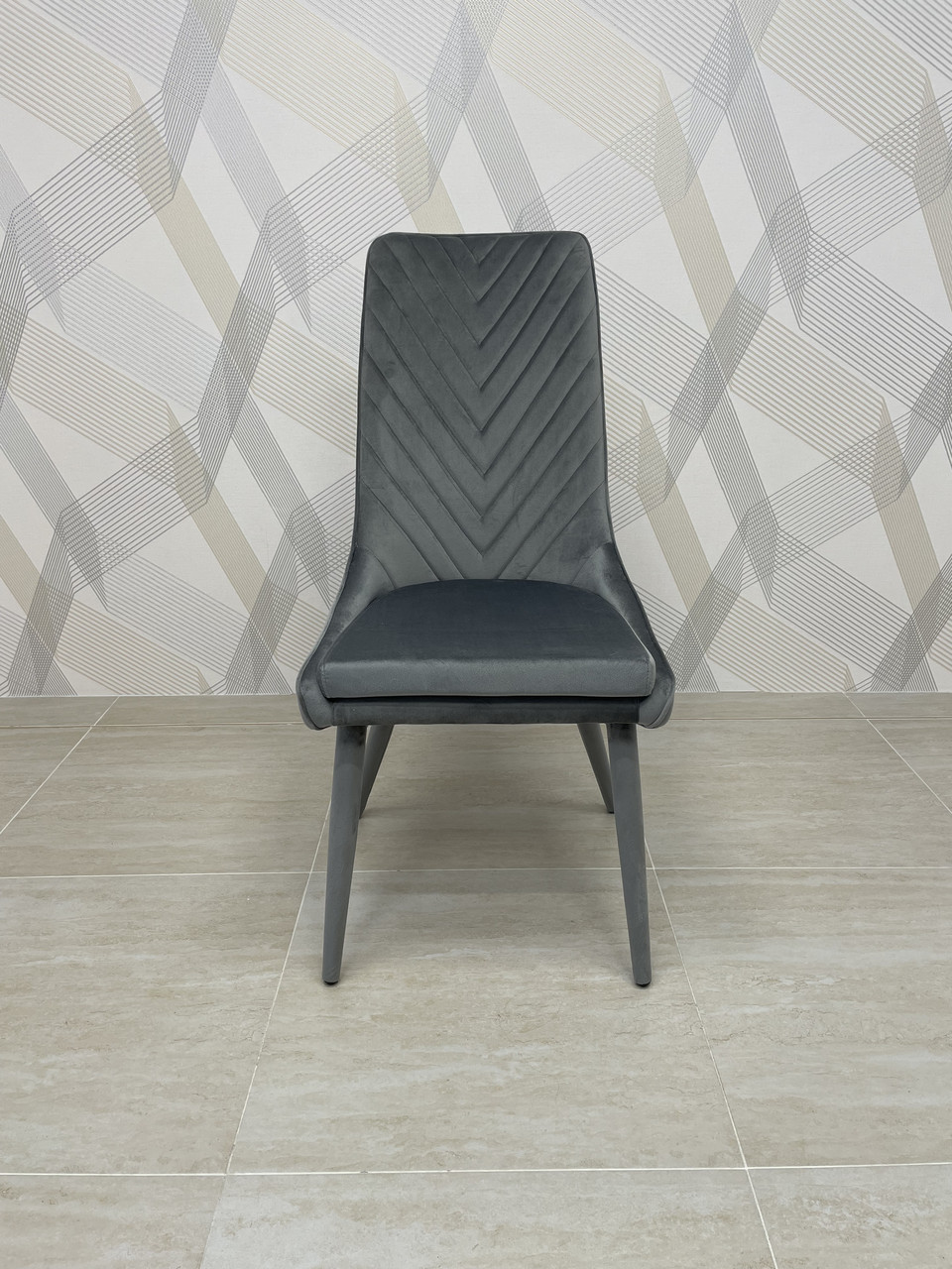 Обідній стілець АЛІКАНТЕ -4 Tes Mobili, колір сірий