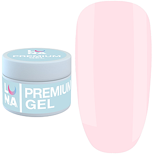 Гель для нарощування LUNAmoon Premium Gel №03, 30 мл молочно-рожевий