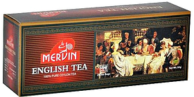 Чай чорний "Mervin" 25 пакетів