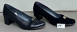 Туфлі жіночі шкіряні на підборах від виробника модель КС24-04