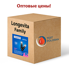 Оптові ціни на тест-смужки для глюкометра Longevita Family