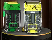 Акумуляторна Чоловіча Електробритва DSP 60125 для гоління бороди і вусів, Шейвер для Ідеальної Гладкості, фото 6