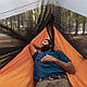 Гамак одномісний із москітною сіткою та тентом Naturehike Shelter camping NH20ZP092, 75D pongee, помаранчевий, фото 3