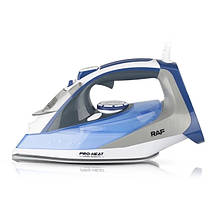 Праска RAF R1256B, Домашня парова праска з потужністю 2400w з керамічною підошвою з подачею пари, фото 6