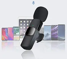 Петличний мікрофон бездротовий для смартфона IPHONE K9, Мікрофон для IPhone (IOS), фото 3