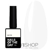 Топ NAILS OF THE DAY Milky молочный белый без липкого слоя 10 мл (u0000016894)