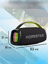 Колонка Hopestar A40 70W (з мікрофоном), Портативна вологозахищена колонка USB, фото 6