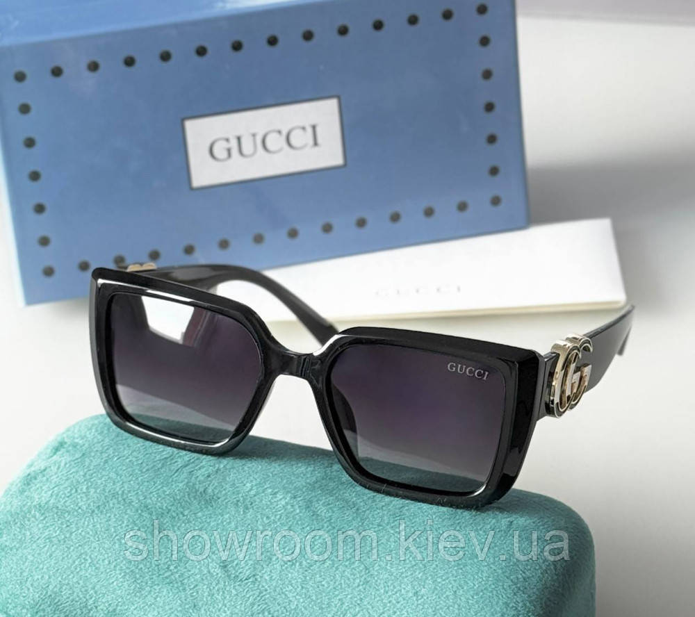 Жіночі сонцезахисні окуляри з поляризацією GG (41320) black