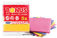 Салфетка вискозная универсальная Bonus B170 Universal Cloth 5шт