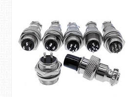 GX12 Роз'єм живлення 6 pin (комплект тато+мама)