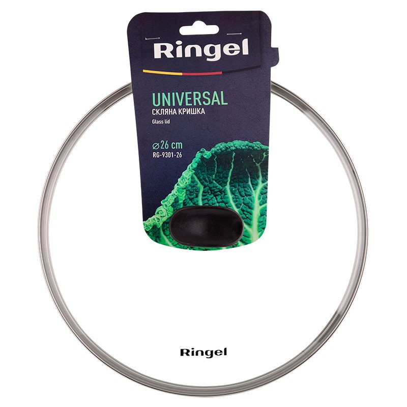 Кришка скляна до сковорідки 26 см "Ringel"