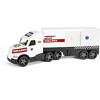 Детская игрушечная машинка "Magic Truck" Wader 36210 скорая помощь, World-of-Toys