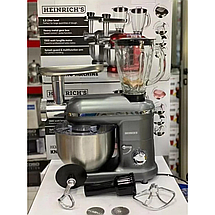 Кухонний комбайн 3 в 1 HEINRICH'S HKM 5262 TITAN міксер, м'ясорубка, тістоміс для дому 1300 Вт, фото 6