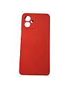 Силікон "Оригінал Велюр" Motorola Moto G14 Red