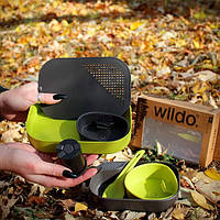 Туристичний набыр посуду WILDO CAMP-A-BOX COMPLETE LIME