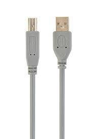 Кабель USB 2.0 Type A - Type B (AM-BM) 1.8м Cablexpert CCP-USB2-AMBM-6G сірий