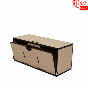 Органайзер для чаю, 3 комірки, МДФ, 26х11х11 см, ROSA TALENT, фото 1
