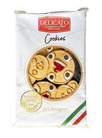 Печенье Delicato Italiano мишки с кремом и клубничным джемом, 200 г, 10 уп/ящ