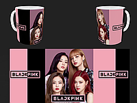 Чашка блекпинк блек пинк blackpink blac kpink подарок КПОП KPOP