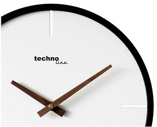 Кварцовий настінний годинник Technoline WT4130 (White/Black), фото 2