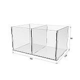Коробка акрилова EKOSTAR 160х80х100 2 комірки, фото 3