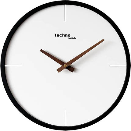 Кварцовий настінний годинник Technoline WT4130 (White/Black), фото 1