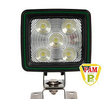 Світлодіод робочого світла LED, 67 Вт, 5600 лм, квадрат, білий, штекер Deutsch 108x80x97мм, LA10410 Claas