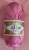 Пряжа alize superlana Diva розовый