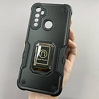 Чехол для Realme 6i противоударный с подставкой чехол на телефон реалми 6и черный c6u